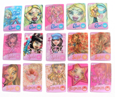 Lot of 15 - 2003 Bratz Dolls Lenticular Trading Cards | eBay