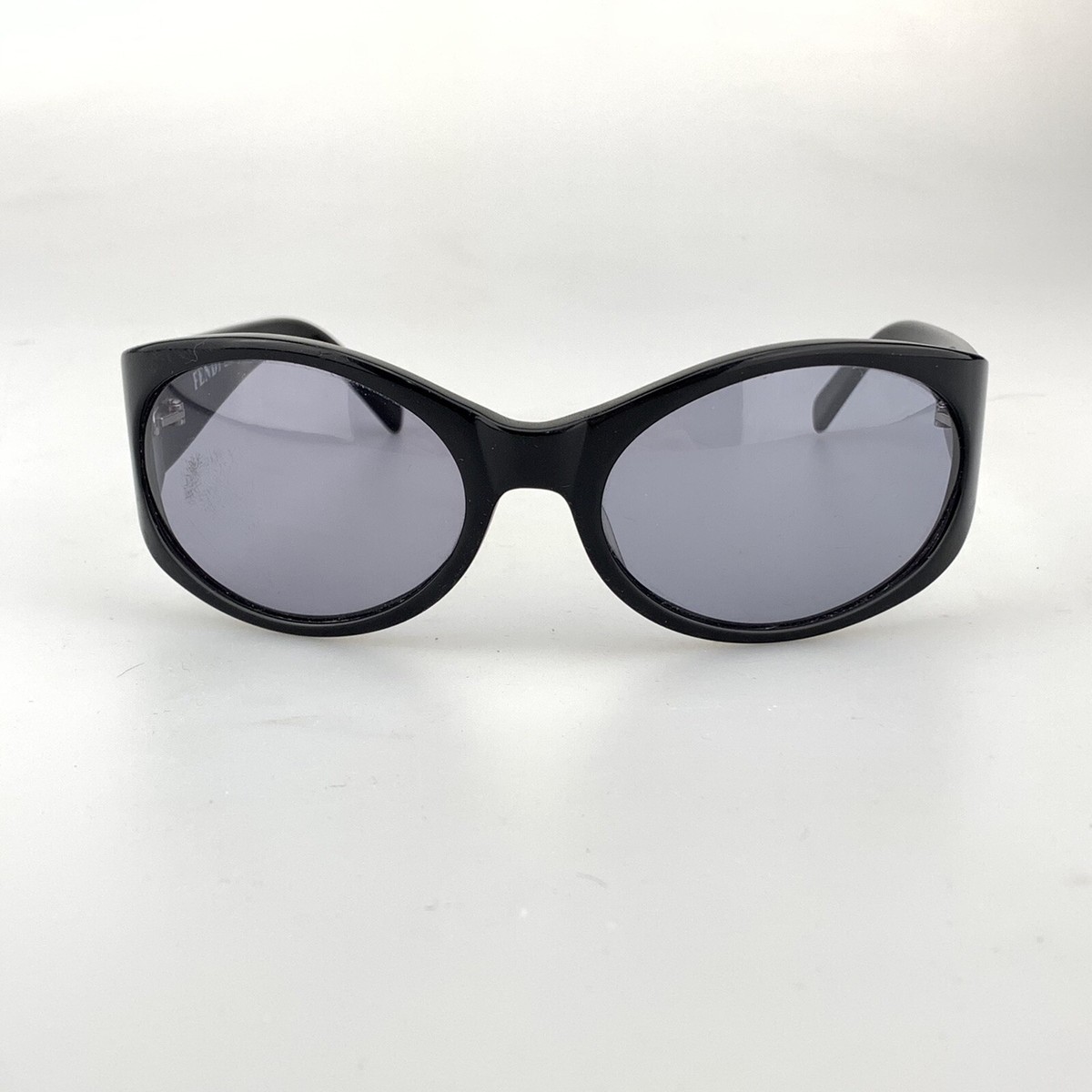 小物 FENDI Vintage 90s l Sunglasses Italy Fendi Vintage Sunglasses 90s Squared Narrow Brown SL 7736 - Etsy