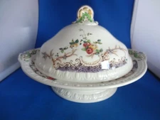 1934 Copeland Spode Pedestal Covered Serving Dish-HELENA Pattern, Great Britain