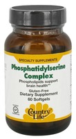 Country Life - Phosphatidylserine Complex - 60 Softgels Formerly Biochem on sale Country Life - Phosphatidylserine Complex - 60 Softgels Formerly Biochem on sale