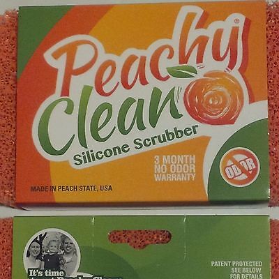 Peachy Clean Silicone Dish Scrubber