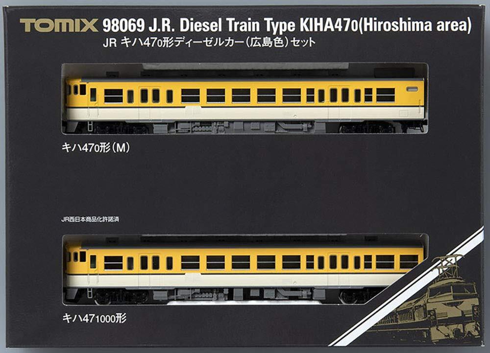 トム① TOMIX Ngauge Kiha47 Type 0 Hiroshima color set 2 cars 98069