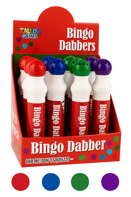 Großer Bingo Tupfer Marker - verschiedene Farben (12er Set) 