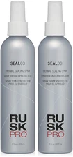 2 Pack Rusk Pro Seal 03 Thermal Sealing Spray 8oz