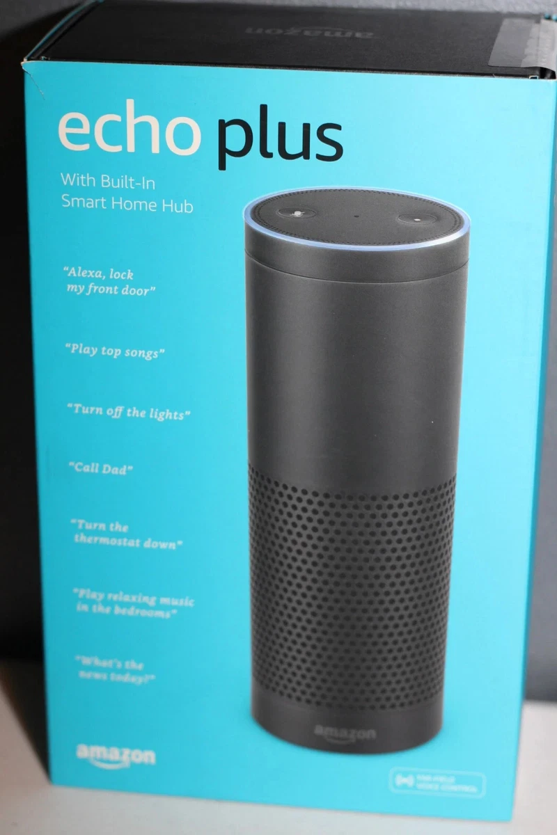 Preços baixos em Amazon Echo Plus 1st Geração Preto Alto-falantes
