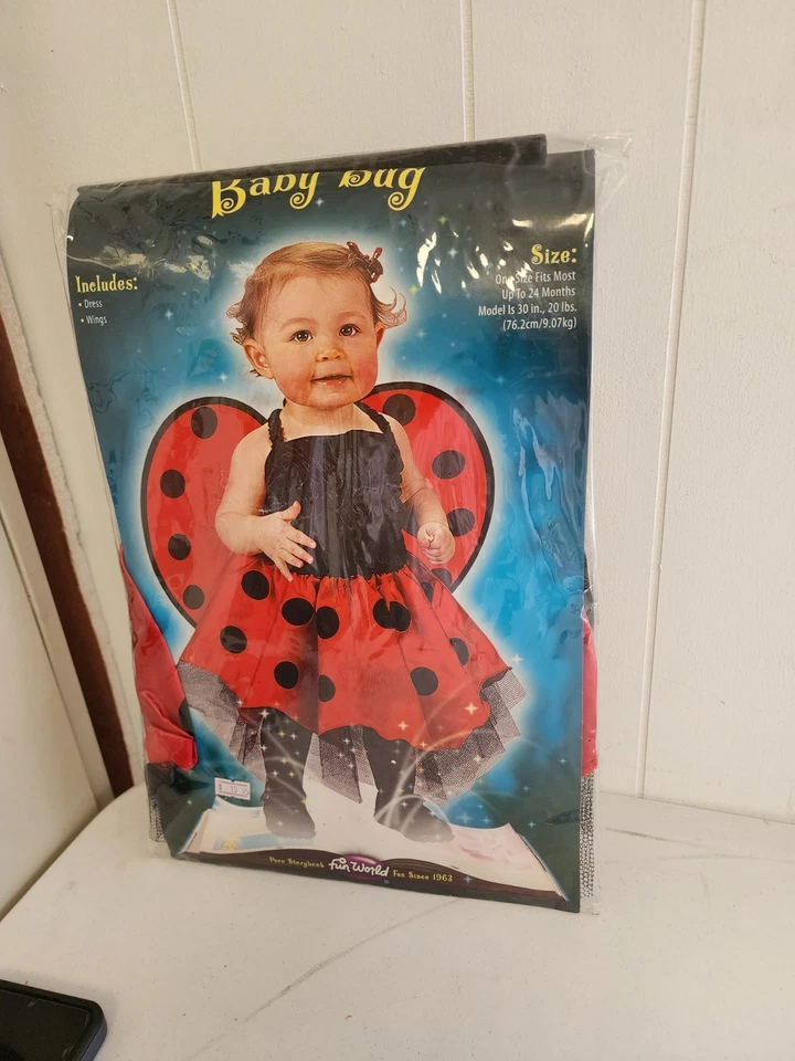 Fun World Baby Ladybug Costume Fits Up To 24 Months                  B0021 - Image 2 of 3