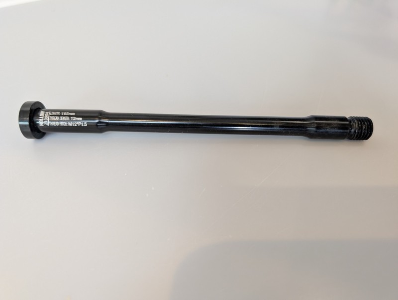 Thru Axle 165mm X 12mm M12 x P1.5