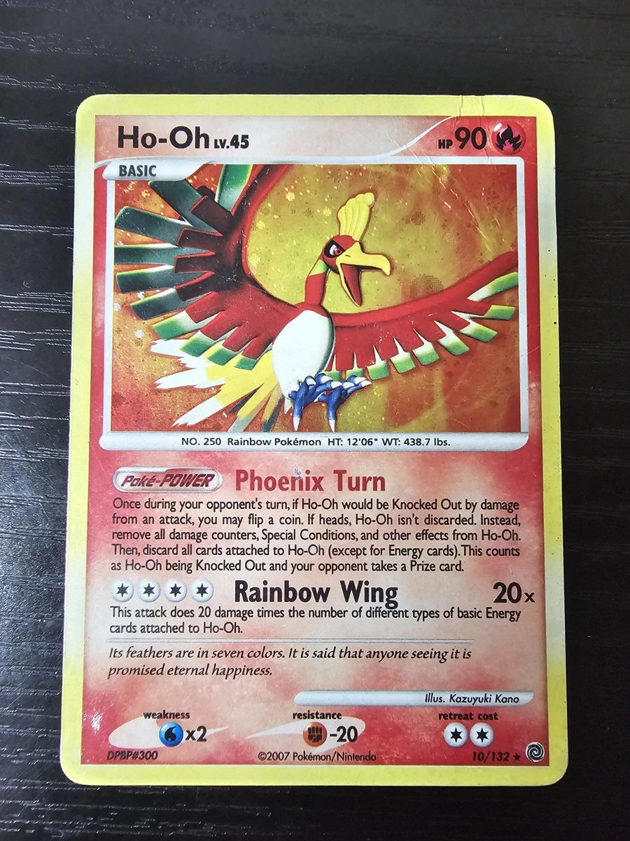 Ho-Oh Pokémon TCG Secret Wonders Individual Collectible Card Game