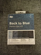 Rit Back to Blue Denim Dye Kit – Bold Blue w/ Fixative – New Open Box