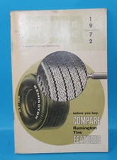 Vintage 1972 Remington Tire Guide Service Station Gas Oil