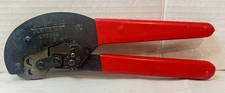 Cablematic Utility Tool Corp. Hexagonal Cable Lug Wire Crimper Red Pliers