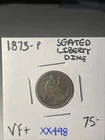 KEY DATE 1873 P Seated Liberty Dime In Nice  Very Fine++ Condition XX498