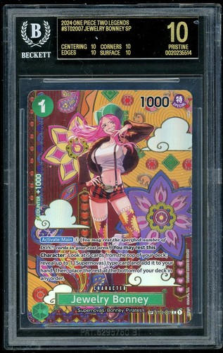 2024 One Piece Jewelry Bonney SP #ST02007 Two Legends BGS 10 Black Label