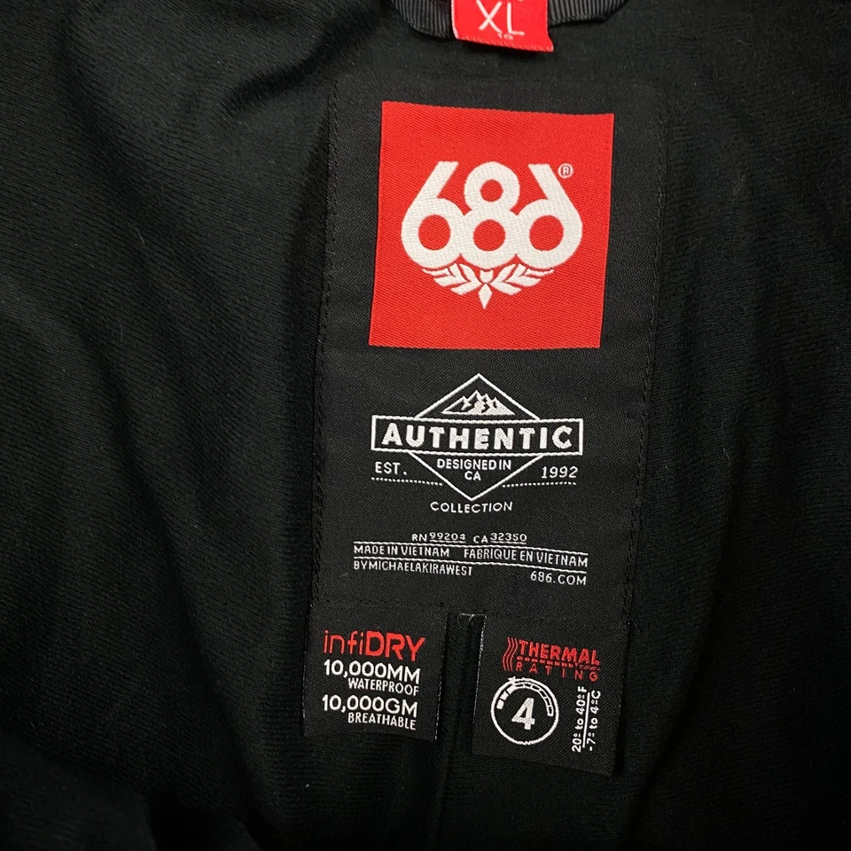 686 Pantalones Infidry Snow Rover Extra Grandes Negros Esquí Snow Board Esquí Forrado 38x34 Foto 4 de 4
