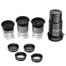 Complete Telescope Eyepiece Set - Multi-Coated Optics - 1.25 inch Eyepiece Se...