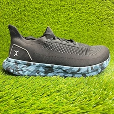 Flux Adapt Runner Black Blue Mens Size 10.5 Running Athletic Walking Knit Shoes