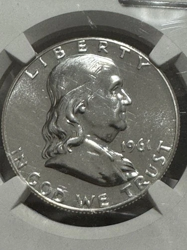 1961 Franklin Half Dollar, NGC PF68, Free shipping