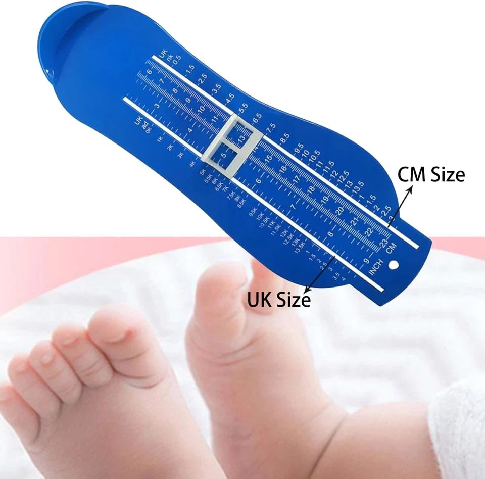 USKERB Kids Foot Measuring Device – UK Sizes 0-13.5, Shoe Sizer for Children