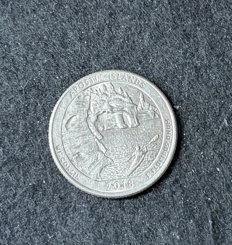 2018 D - Apostle Island Quarter Average Circulated Free Shipping