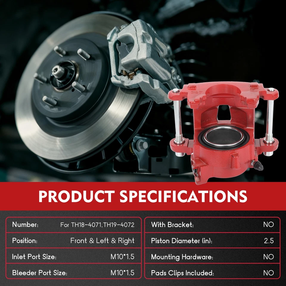 Pinzas de freno delanteras con soporte para Chevrolet Malibu S10 Camaro Monte Carlo Foto 2 de 4