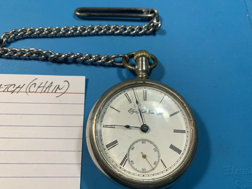 Vintage Elgin 18s, 7j, pocket watch, Grade 73, Model 5, Series 5, Class 11, 1895