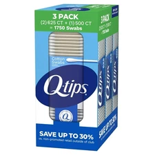 Q-tips Cotton Swabs, 1750 ct., 3 pk.  Best Price.