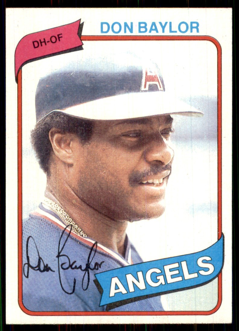 1980 Topps #285 Don Baylor California Angels