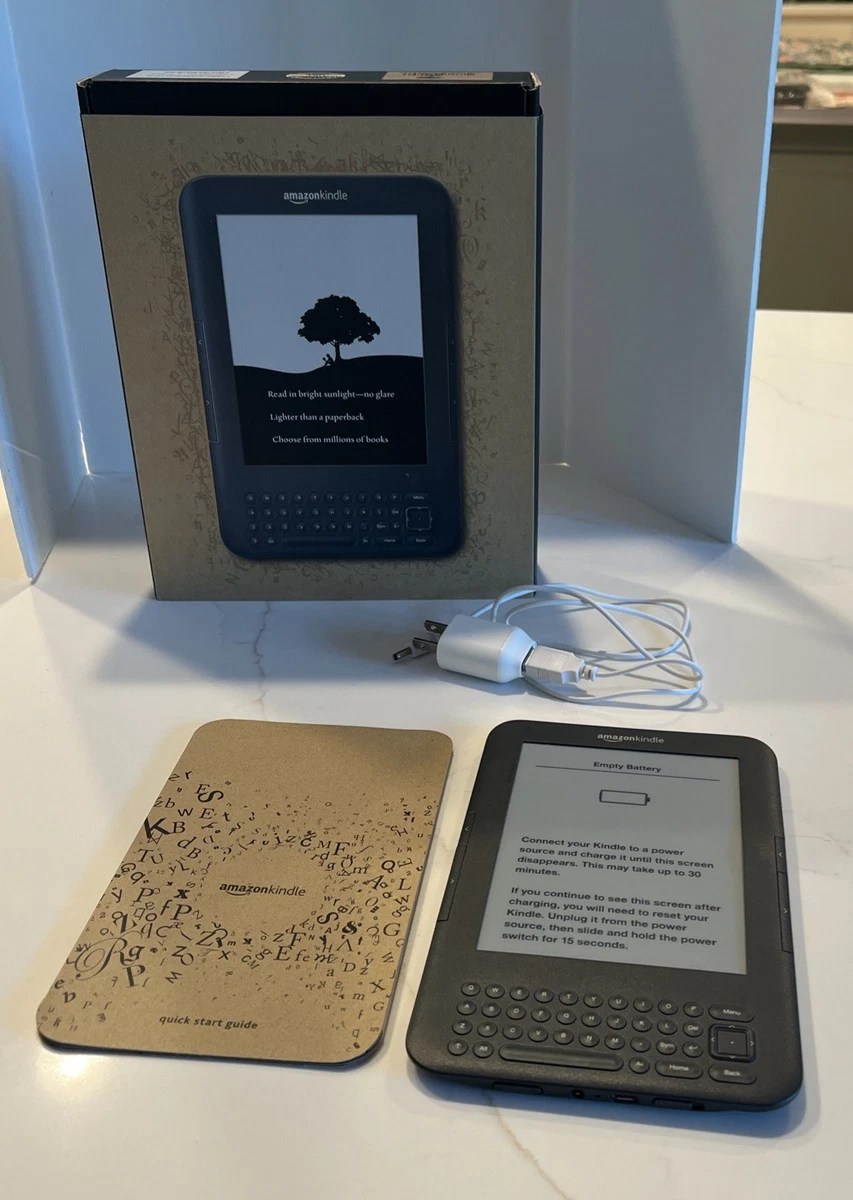 Amazon Kindle Keyboard 3rd Generation Wi-Fi + 3G Tablets & eBook