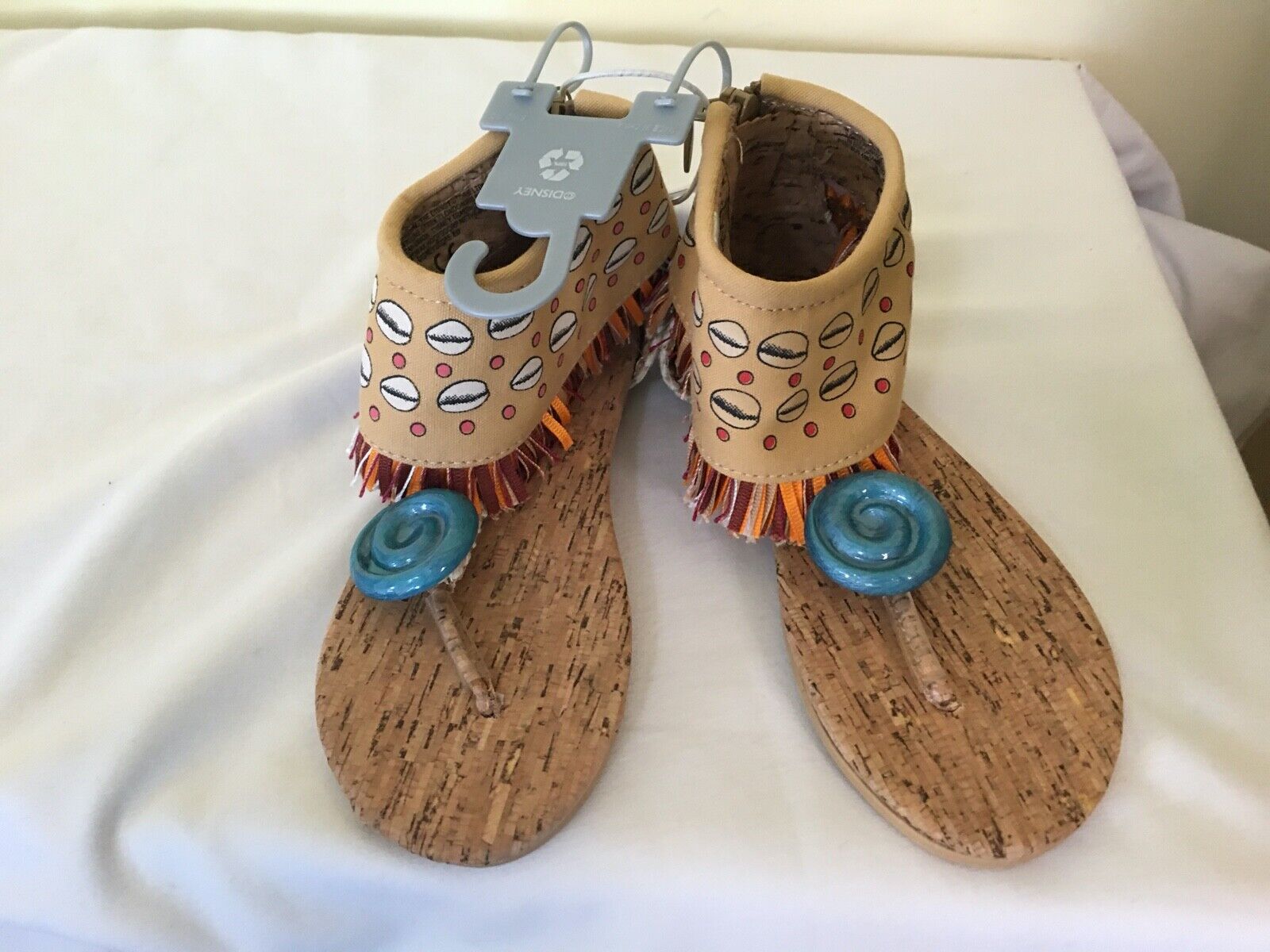 New Disney Store Moana Costume Shoes Sandals Princess Dress Up Girls | eBay