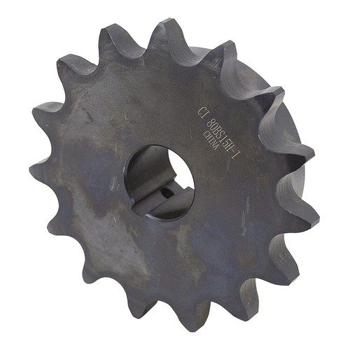 14 Tooth 1-3/16" Bore 80 Pitch Roller Chain Sprocket 80BS14H-1-3/16 1-2145-14-G - Picture 2 of 2