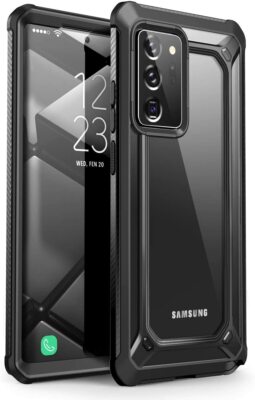 For Samsung Galaxy Note 20 Ultra, SUPCASE EXO Slim Clear Case Bumper Back Cover