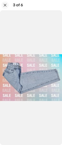 NUEVO 🔥ALGODÓN: EN DAMAS HOLGADO MAMÁ JEAN TALLA 6 AZUL AVALON - Imagen 10 de 10