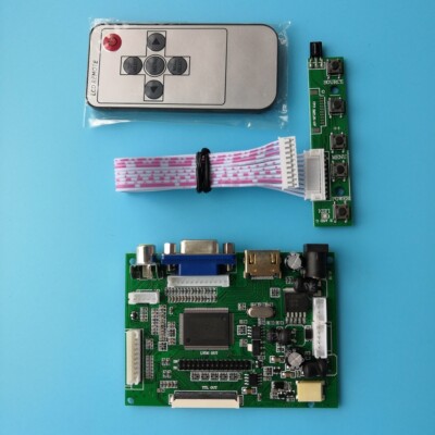 HDMI+2AV+LCD Controller Board driver for 8'' AT080TN52 800×600 screen 50pin LED