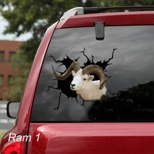 Large-sized Car Decals - Ram - 3 Choices