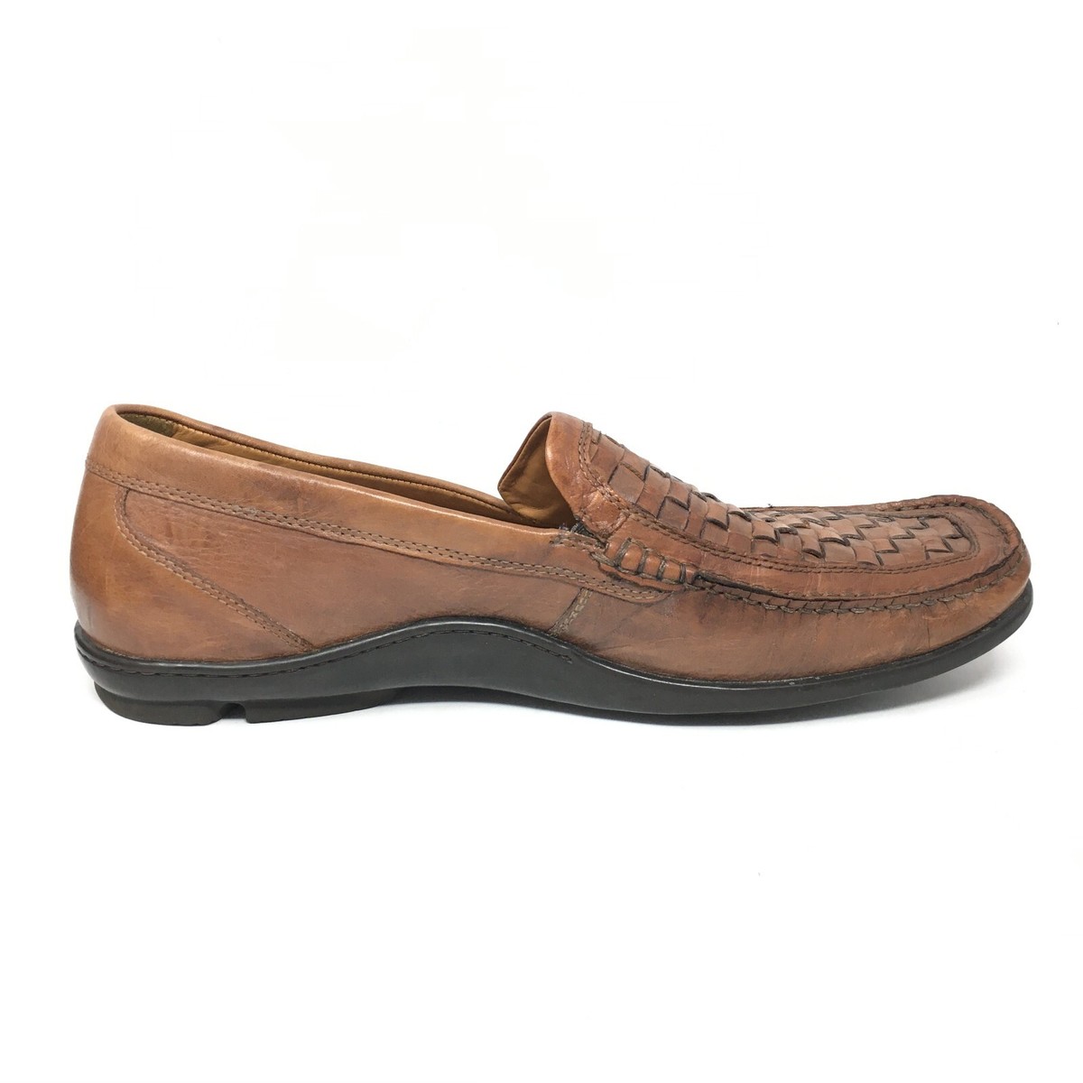 Ecco Loafers Dress Shoes Mens Size 45 EU 11-11.5 US Brown 