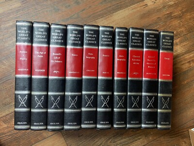 Set Of Grolier The World's Great Classics Hardcover Books Greatest