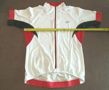Bellwether Technical Apparel Jersey, Women's Large, White & Red, Coolmax Spandex