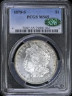 1878-S $1 Morgan Silver Dollar PCGS MS 65 CAC | Uncirculated UNC BU