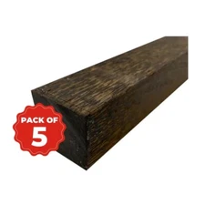 5 Pcs, Black Palm Turning Blank 2x 2x 12 Woodturning Lumber- Free US Shipping