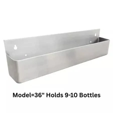 Stainless Steel Liquor Bottle Rack – Bar Organizer Speed Rail