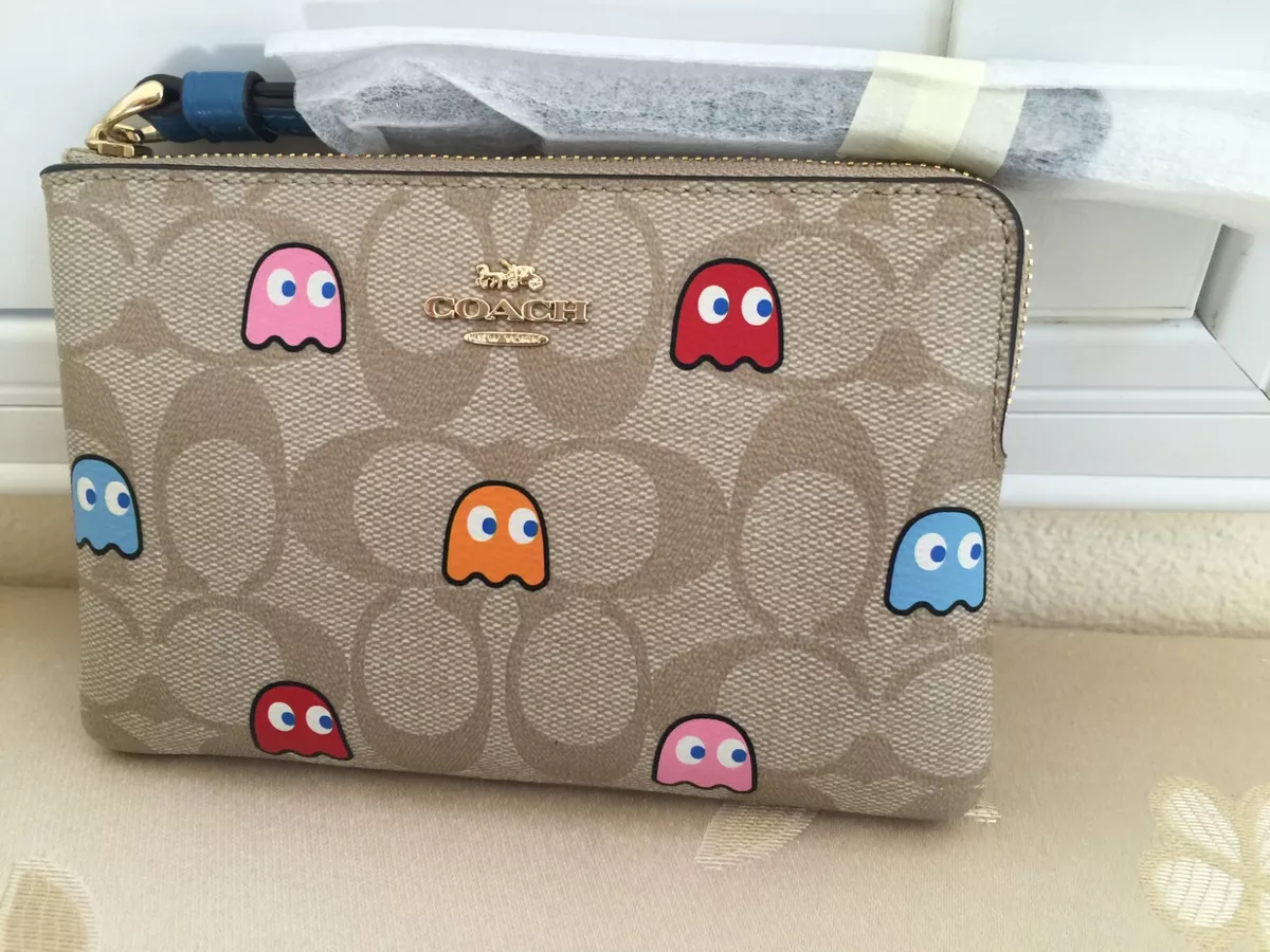 新品 LARGE PHONE WALLET PAC-MAN COACH(2165