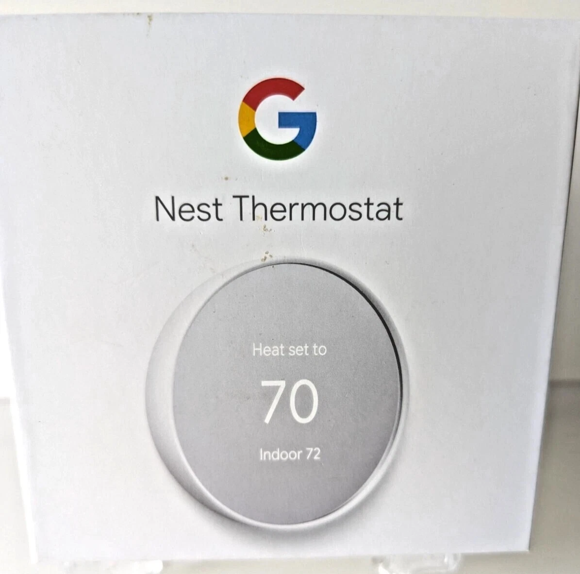 Google Nest WiFi Smart Thermostat - Snow White (Open Box) GAO-1334US