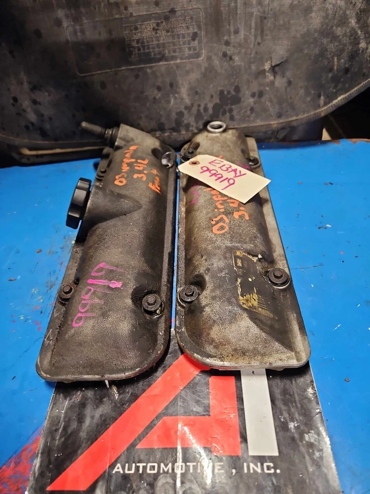 00-05 CHEVY IMPALA 03-05 BUICK CENTURY Valve Cover Left & Right Pair Set OEM - Image 4 of 4