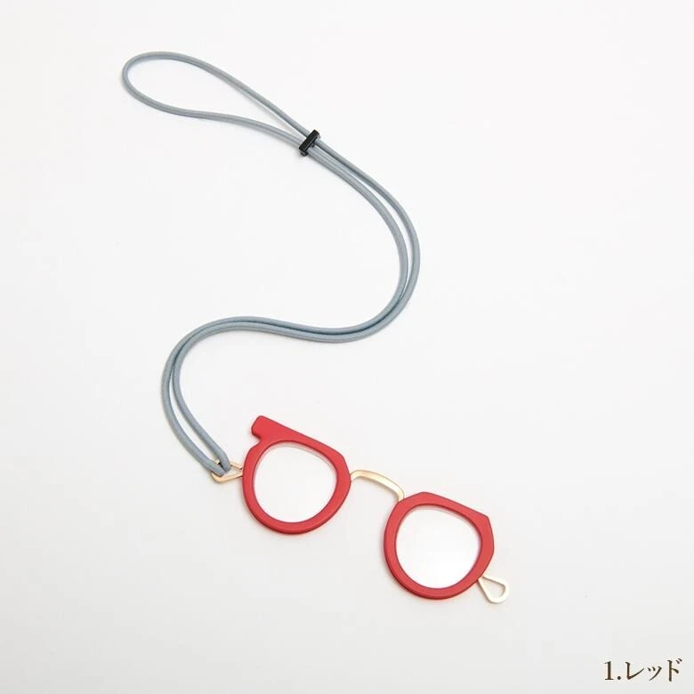 Ciqi Peep Loupe Glasses +2.50 Magnification Reading Glasses Style Red
