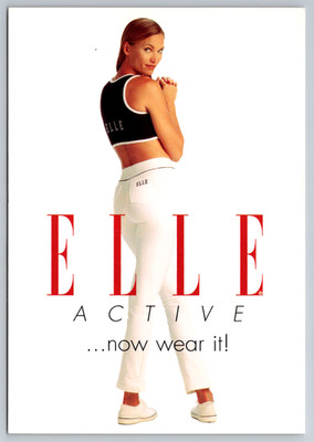 c1990s ELLE Active Advertisement USA PikNik Free Postcard
