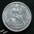 1860-P Seated Liberty Half Dime — photo from another recent sale