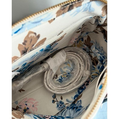 BRAND NEW WITH TAGS Cream Floral Cath Kidston Handbag With Shoulder Strap - Picture 5 of 7