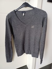 Armani Jeans Strickpulli Kaschmir Kashmir Wolle Angora Mix Gr. 36/38 grau