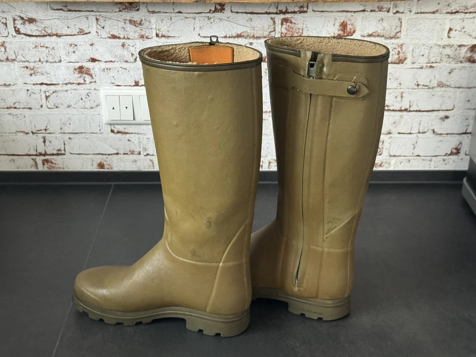 Le Chameau Chasseur alte Stall Gummistiefel GR.44 Gebraucht - Bild 2 von 4