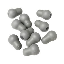 10Pcs Silicone Gray Soft Eartips Earplug Earpieces For Littmann Stethoscope aa